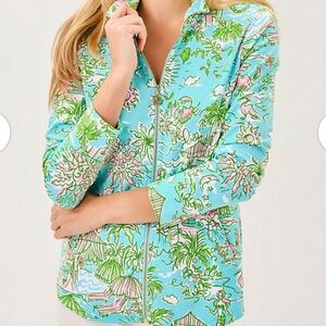NWT Lilly Pulitzer Zip-Up Jacket Sz XL
